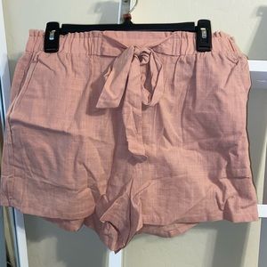 shein paper bag shorts, US size large